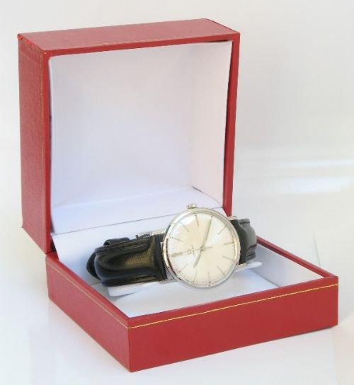 fig 4. STUNNING SOLID STAINLESS STEEL OMEGA CAL 601 MENS WATCH C1952/3