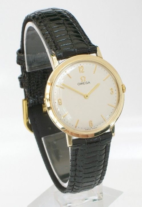 Exceptional Solid 9ct Gold Omega Deville Mens Watch C1960