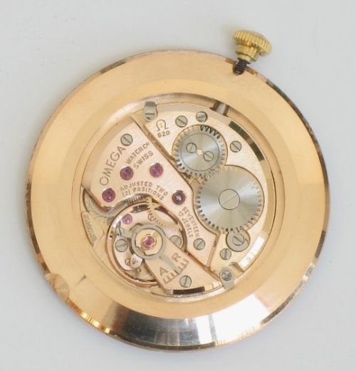 fig 3. EXCEPTIONAL SOLID 9ct GOLD OMEGA DEVILLE MENS WATCH C1960