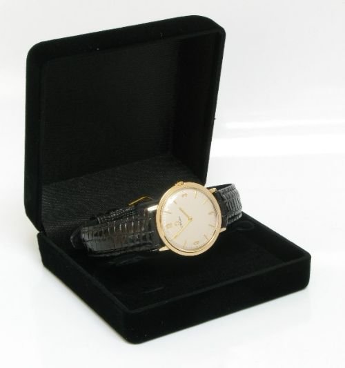 fig 4. EXCEPTIONAL SOLID 9ct GOLD OMEGA DEVILLE MENS WATCH C1960