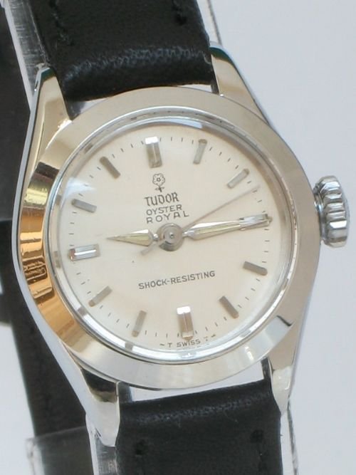 fig 2. STUNNING RARE LADIES ROLEX TUDOR OYSTER ROYAL WATCH C1960