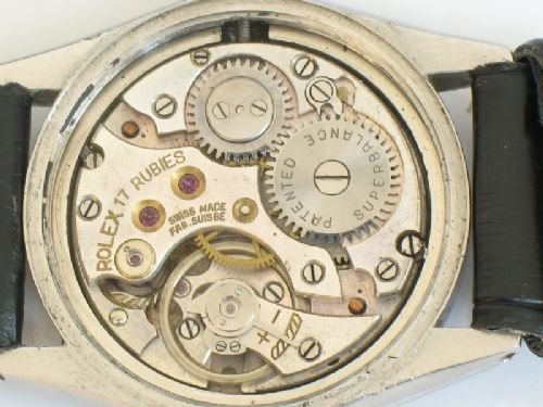 fig 3. RARE ROLEX OYSTER ROYAL 2280 BUBBLE BACK C1941 MILITARY