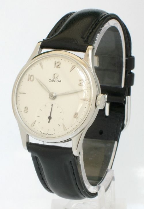 Superb Solid Stainless Steel Omega Cal 266 Mens Watch C1954-55