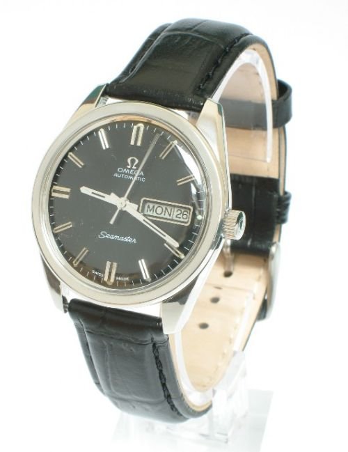 Stunning Solid Stainless Steel Omega Seamaster Day Date Auto Mens Watch C1960