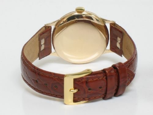 fig 3. STUNNING SOLID 9ct GOLD ACCURIST 21 JEWELS MANUAL WIND MENS WATCH c1957-58