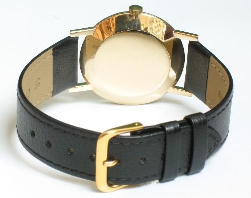 fig 2. STUNNING SOLID 9ct GOLD GARRARD MENS WATCH