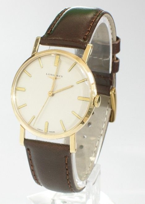 Exceptional Solid 9ct Gold Longines Calibre 19.45 Mens Watch C1959