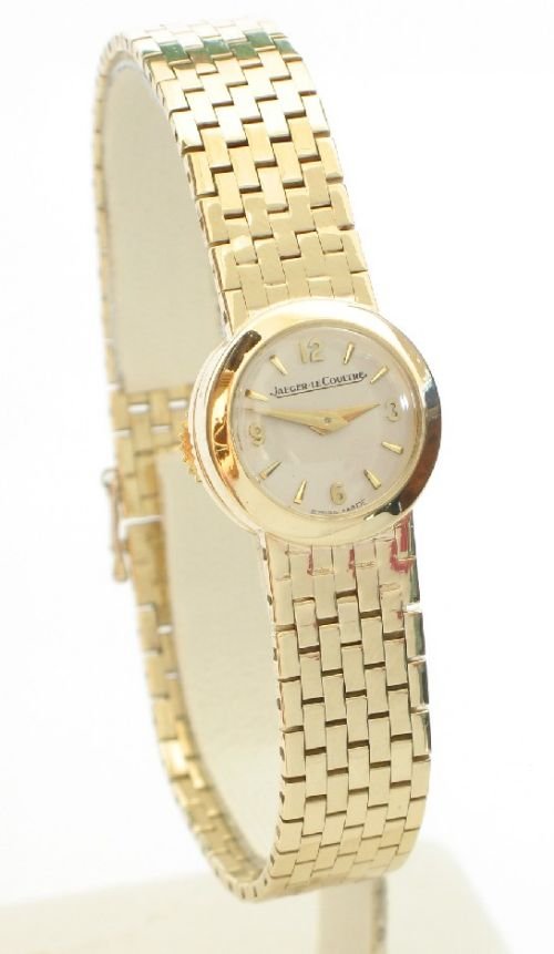 Stunning Solid 9ct Gold Jaeger-lecoultre Backwind Ladies Cocktail Watch C1960