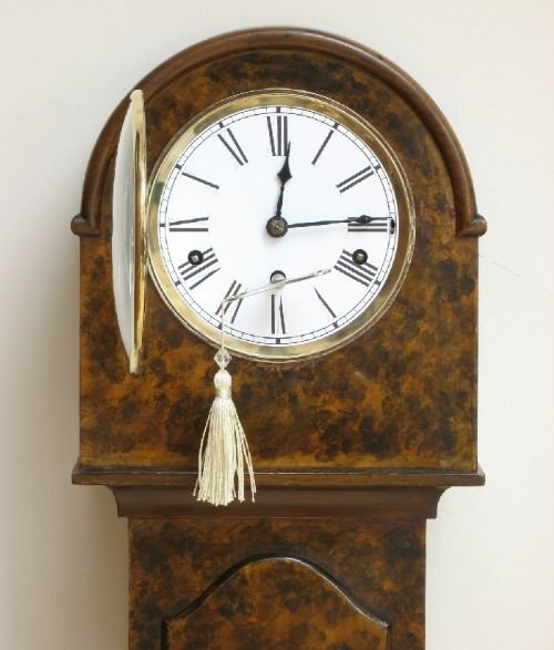 fig 2. FULL WESTMINSTER CHIME ART DECO GRANDMOTHER GRANDAUGHTER CAMERER CUSS CLOCK c1920