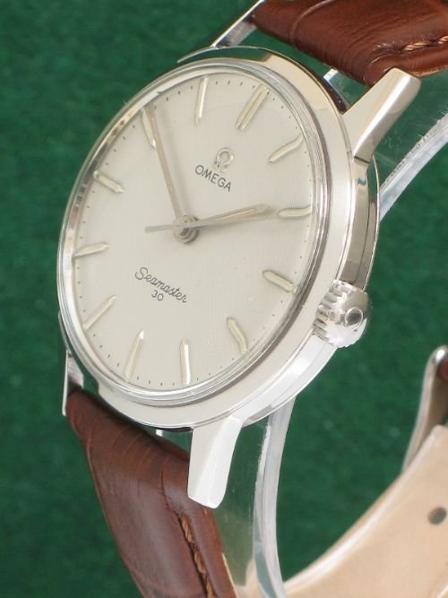 fig 1. OMEGA SEAMASTER CAL 286 17 JEWEL STAINLESS STEEL MENS WATCH C1960
