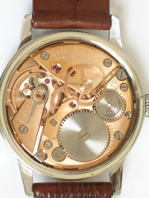 fig 3. OMEGA SEAMASTER CAL 286 17 JEWEL STAINLESS STEEL MENS WATCH C1960