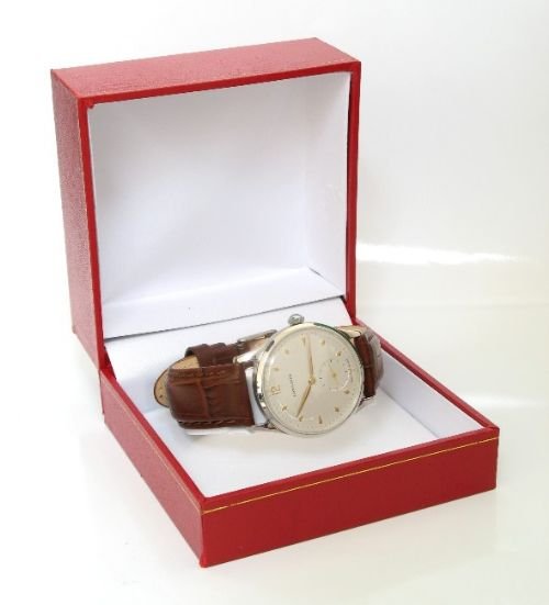fig 4. EXCEPTIONAL SOLID STAINLESS STEEL LONGINES CALIBRE 12.68Z WATCH c1950