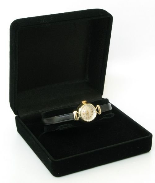 fig 4. EXQUISITE SOLID 14ct GOLD LADIES OMEGA COCKTAIL WATCH c1958-59