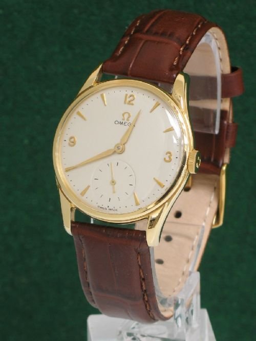Exceptional Solid 18ct Gold Omega Calibre 267 Mens Watch C1958-9