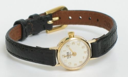 fig 2. BEAUTIFUL SOLID 9CT GOLD ROLEX TUDOR ROYAL COCKTAIL WATCH