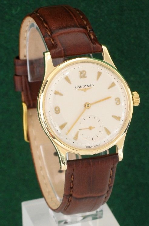 Stunning Solid 9ct Gold Longines 30l Mens Watch