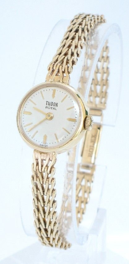Exquisite Solid 9ct Gold Rolex Tudor Royal Ladies Cocktail Watch C1960