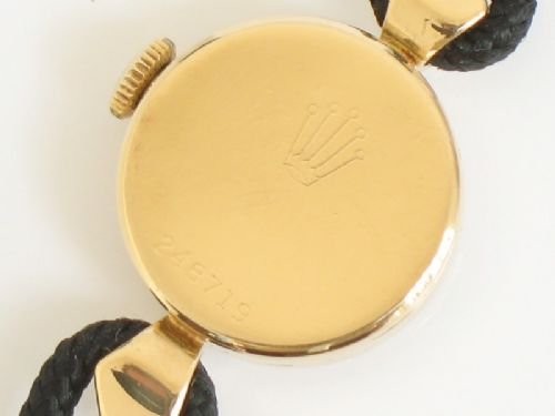 fig 4. BEAUTIFUL SOLID 18CT GOLD ROLEX ORCHID LADIES COCKTAIL WATCH 