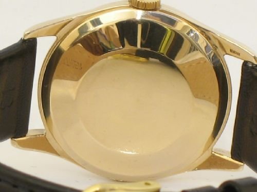 fig 3. STUNNING SOLID 9ct GOLD OMEGA GENEVE CALIBRE 286 MENS WATCH C1960
