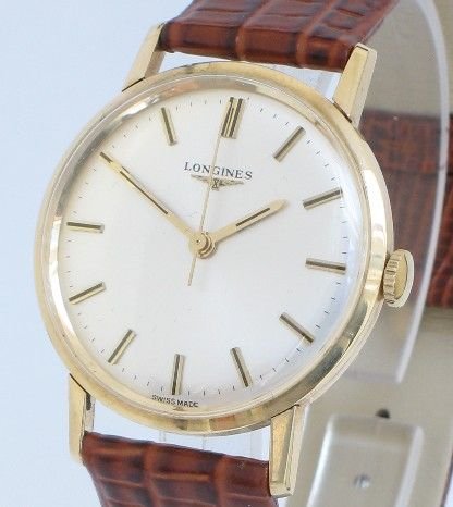 fig 2. STUNNING SOLID 9CT GOLD LONGINES CALIBRE 284 MENS WATCH WITH ORIGINAL BOX AND PAPERS
