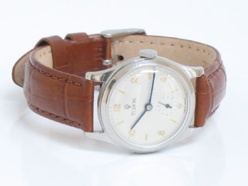 fig 4. SUPERB ROLEX TUDOR STAINLESS STEEL MID SIZE MENS LADIES WATCH C1950