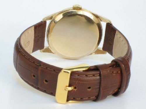 fig 3. SUPERB SOLID 9ct GOLD OMEGA CALIBRE 268 MENS WATCH