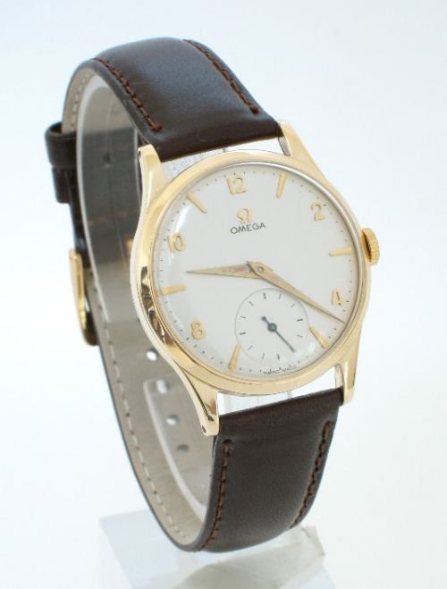 Superb Solid 9ct Gold Omega Calibre 265 Mens Watch C1952