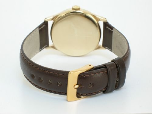 fig 4. SUPERB SOLID 9ct GOLD OMEGA CALIBRE 265 MENS WATCH C1952