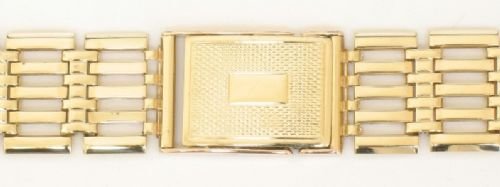 fig 2.
VINTAGE SOLID 9CT GOLD MENS WATCH BRACELET STRAP C1960