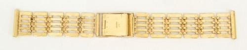 fig 3.
VINTAGE SOLID 9CT GOLD MENS WATCH BRACELET STRAP C1960