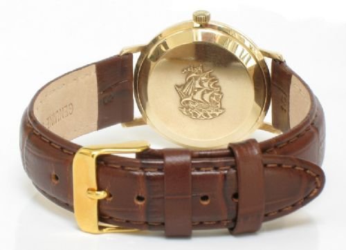 fig 3. EXCEPTIONAL SOLID 9ct GOLD LONGINES FLAGSHIP AUTOMATIC MENS WATCH c1960