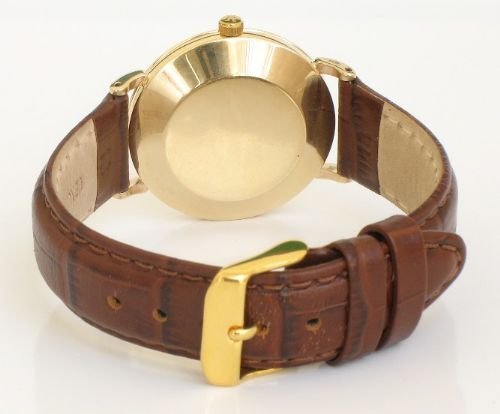 fig 3. SUPERB SOLID 9ct GOLD OMEGA GENEVE AUTOMATIC CAL 501 VINTAGE MENS WATCH C1957-58