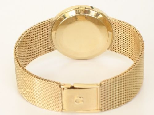 fig 2. SUPERB SOLID 9ct GOLD OMEGA DEVILLE CAL 625 WITH BOX PAPERS MENS WATCH