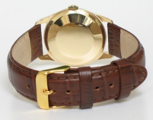 fig 3. SUPERB SOLID 9ct GOLD OMEGA AND ASPREY CALIBRE 286 VINTAGE MENS WATCH C1958-59