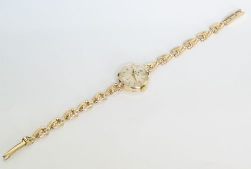 fig 3.
EXQUISITE SOLID 9ct GOLD LADIES ROLEX PRECISION COCKTAIL WATCH ORIGINAL BOX 1955/56