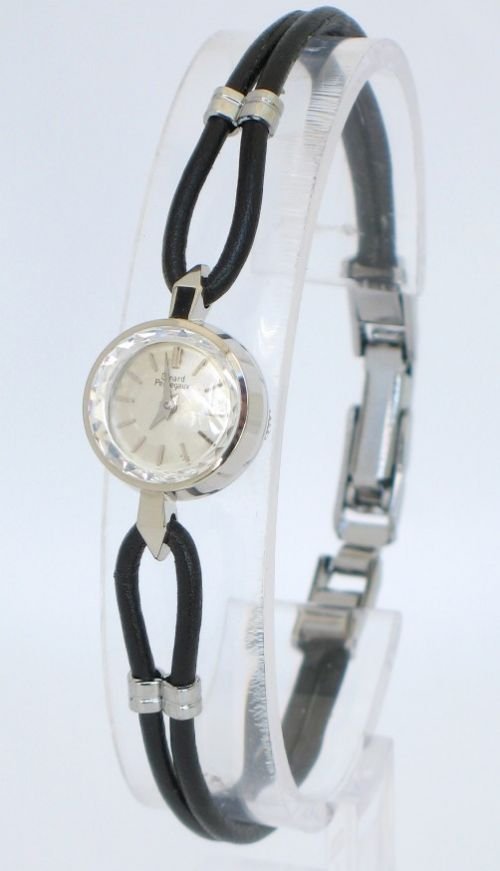 Beautiful 18ct White Gold Girard Perregaux Backwind Ladies Art Deco Cocktail Watch C1960