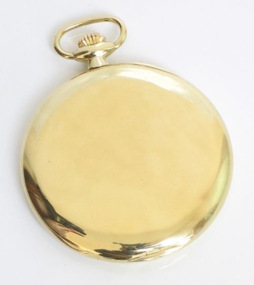 fig 2. RARE SOLID 18ct GOLD LONGINES CHRONOMETER GRADE ART DECO POCKET WATCH C1928