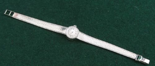 fig 2. BEAUTIFUL SOLID 9CT WHITE GOLD LADIES COCKTAIL WATCH BY LONGINES
