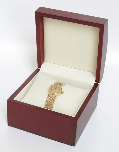 fig 4. EXQUISITE SOLID 9ct GOLD LADIES OMEGA COCKTAIL WATCH c1960