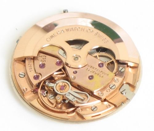 fig 4. RARE SOLID 14ct GOLD OMEGA SEAMASTER DEVILLE AUTO CAL 552 MENS WATCH C1960