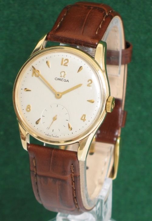 	
Stunning Solid 9ct Gold Omega Calibre 267 Mens Watch C1960