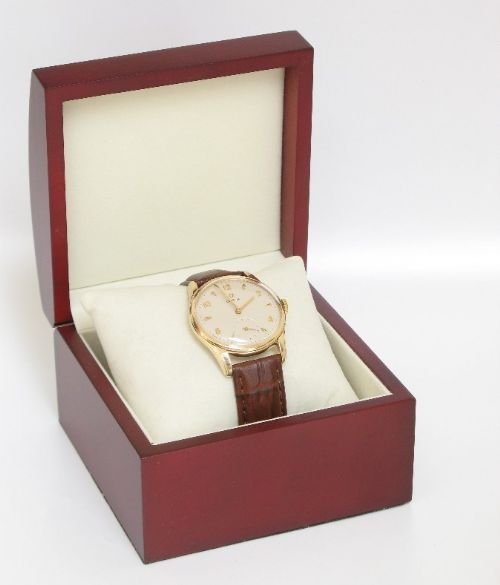 fig 4.
STUNNING SOLID 9ct GOLD OMEGA CALIBRE 267 MENS WATCH C1960