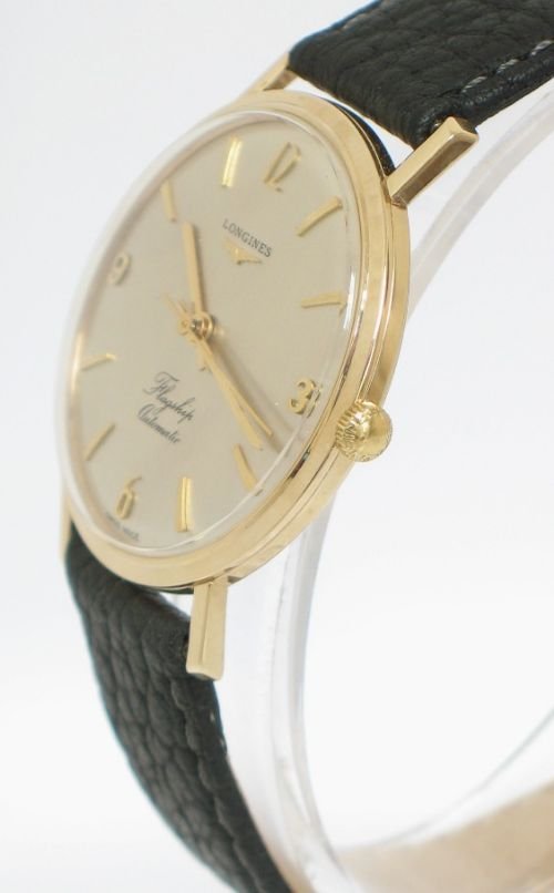 fig 3.
STUNNING SOLID 9ct GOLD LONGINES FLAGSHIP AUTOMATIC MENS WATCH WITH BOX c1960
