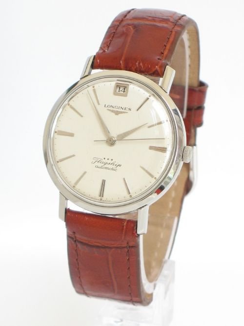 Stunning Solid Stainless Steel Longines Flagship Automatic Mens Watch C1960