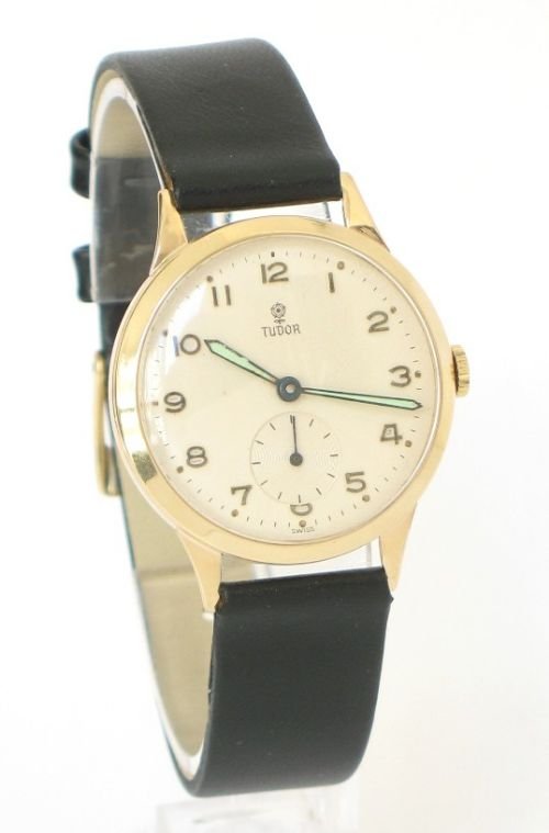Rare Solid 9ct Gold Rolex Tudor Mens Watch Edinburgh C1958