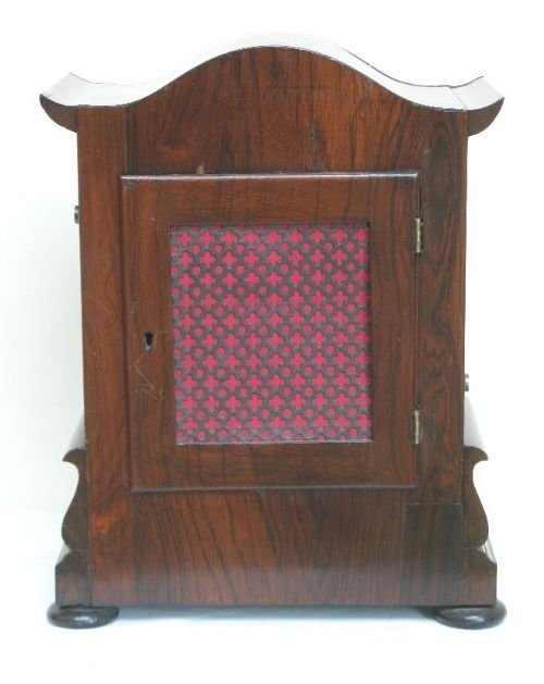 fig 4. RARE AND BEAUTIFUL WILLIAM IV ROSEWOOD TWIN FUSEE BRACKET CLOCK BY GEORGE YONGE OF THE STRAND LONDON C1820