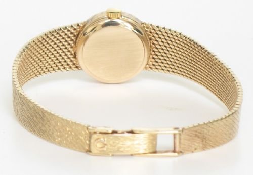 fig 2. BEAUTIFUL SOLID 9CT GOLD LADIES OMEGA COCKTAIL WATCH