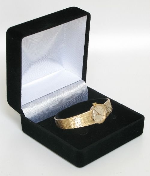 fig 3. BEAUTIFUL SOLID 9CT GOLD LADIES OMEGA COCKTAIL WATCH