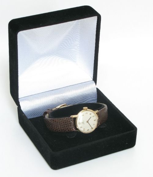 fig 3. Solid 9ct Gold Ladies Omega Watch