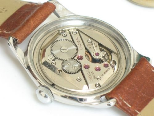 fig 3. RARE COMPLETELY ORIGINAL OMEGA CALIBRE 300 MILITARY WWII MENS WATCH C1944